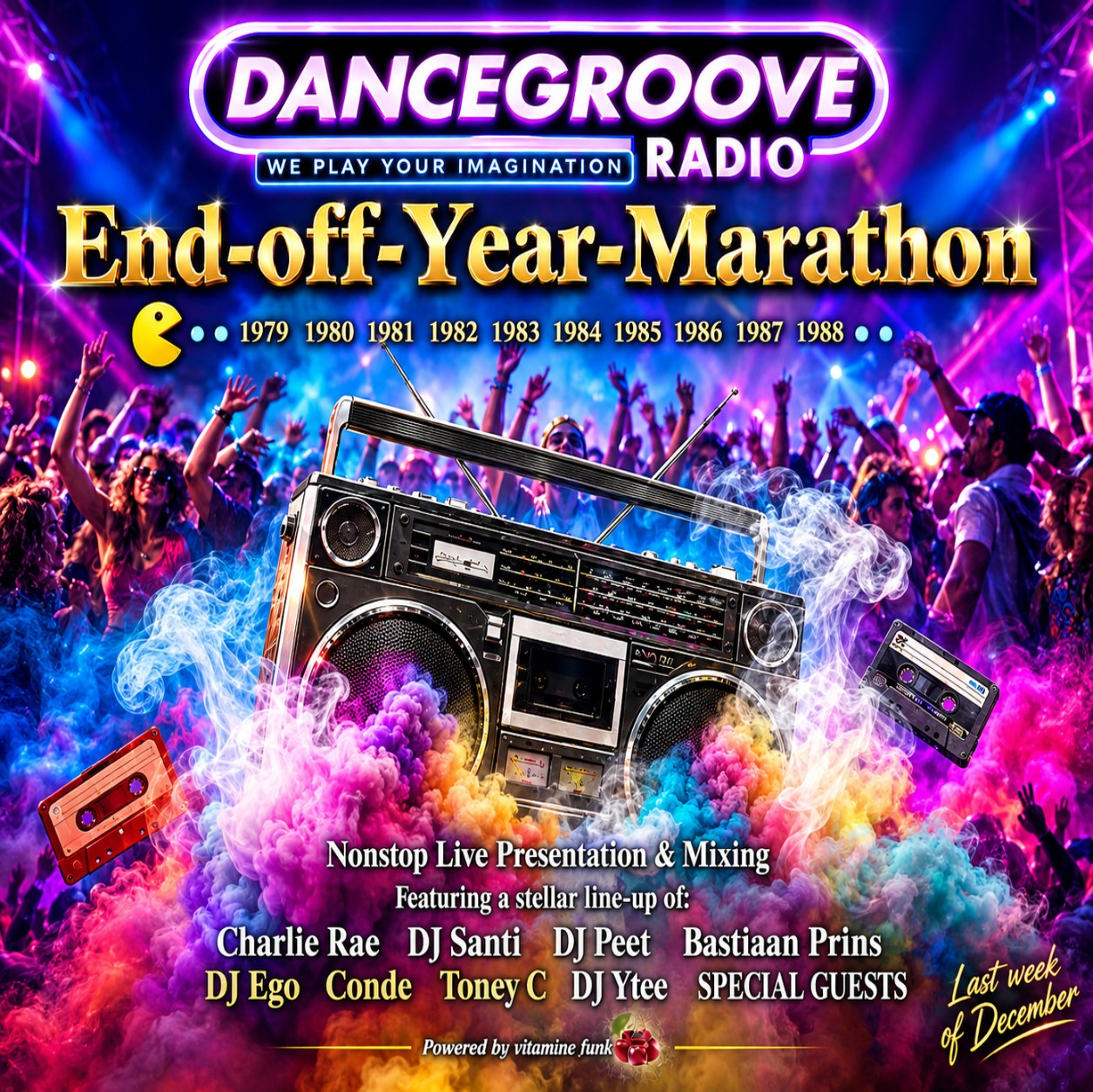 DanceGroove Radio End-of-Year Party Marathon flyer